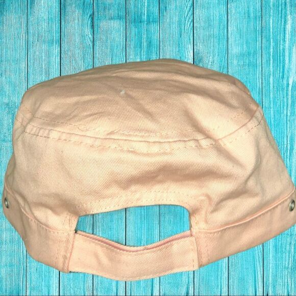 Bebe brand pink cap with silver logo on front - Picture 3 of 4